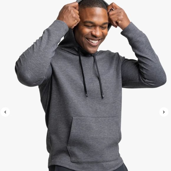 Southern Tide Stratford Heather Interlock Hoodie - Men Size XL - Picture 4 of 6